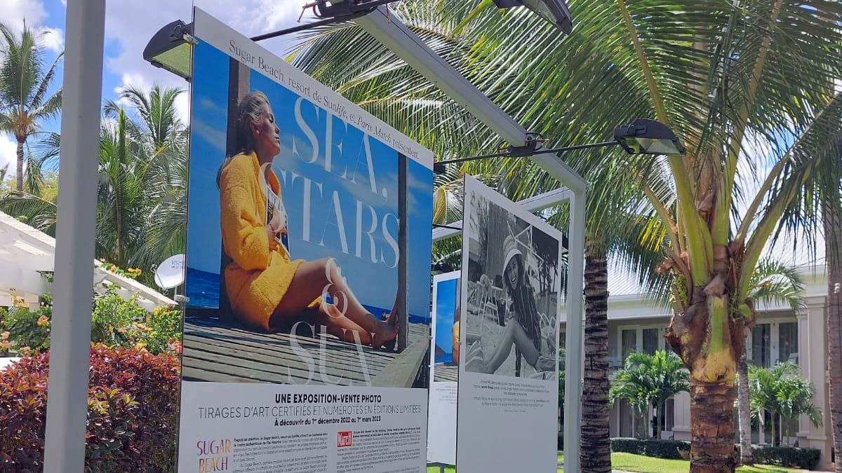 Prolongation jusqu'au 31 mars : Expo-vente de photos Paris Match SEA, STARS & SUN au Sugar Beach